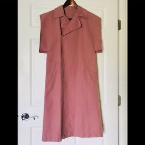 Short Sleeve Cotton Coat